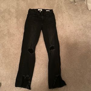 Frame denim London Los Angeles le high straight send hand